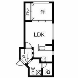 ラフィネ北円山の物件間取画像